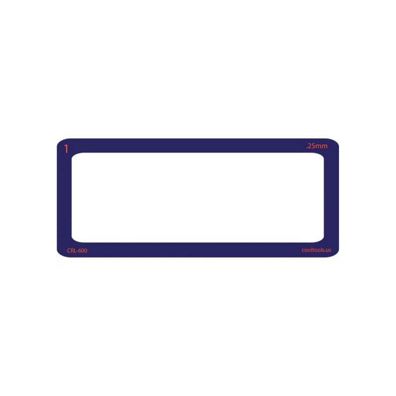 Clay Thickness Cuff Rolling Frames - 0.25mm - CRL-600