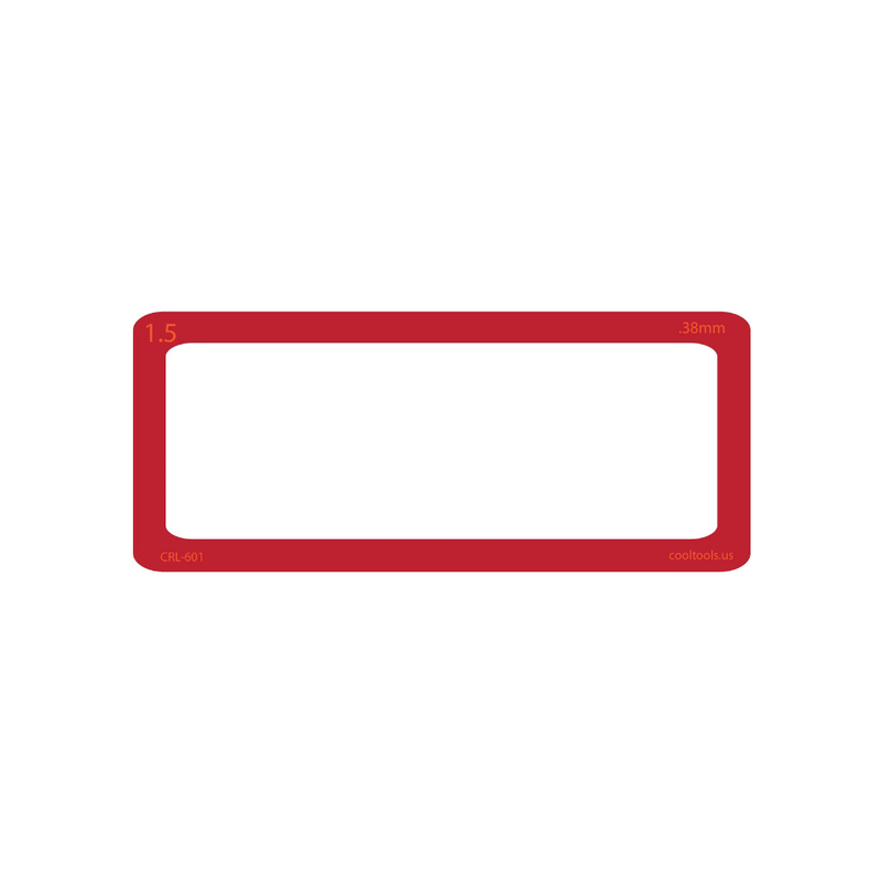 Clay Thickness Cuff Rolling Frames - 0.38mm - CRL-601