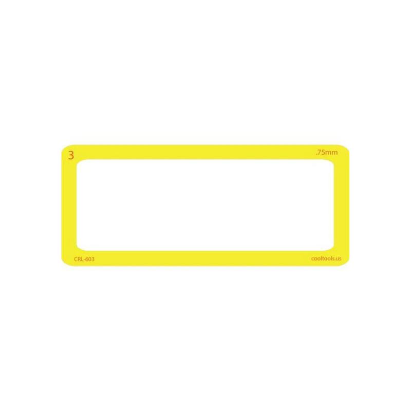 Clay Thickness Cuff Rolling Frames - 0.75mm - CRL-603