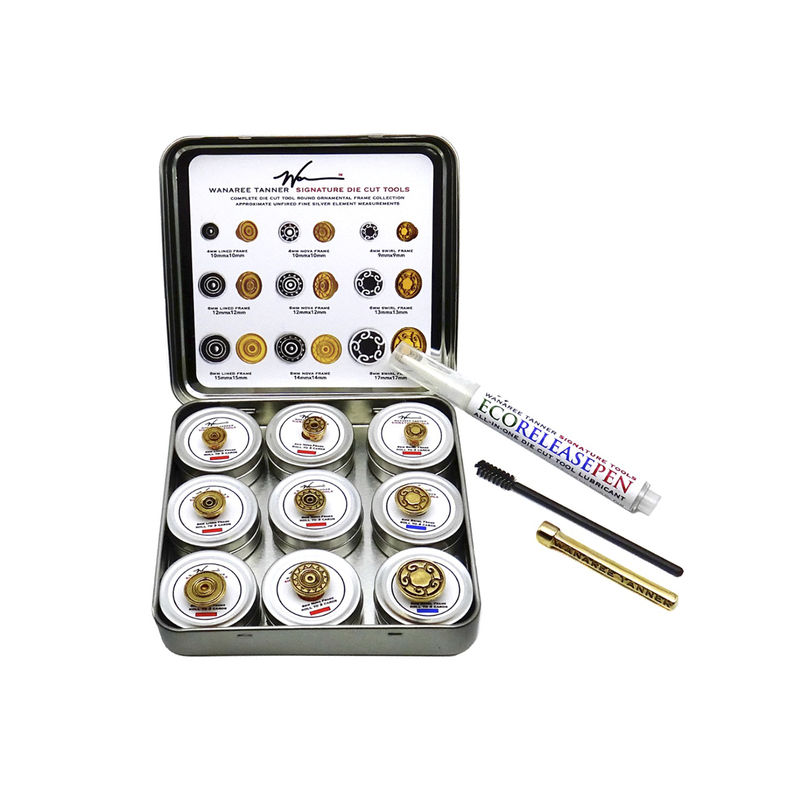 Wanaree Tanner Signature Tools Complete Frame Set.
Includes Eco release and tool handle.