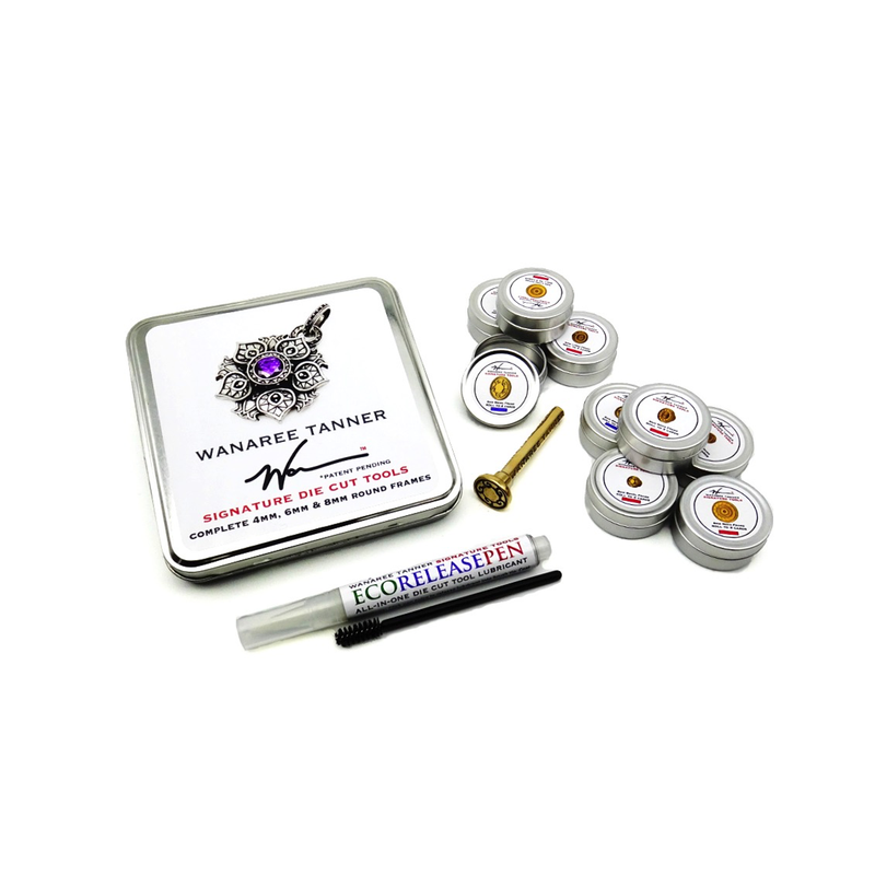 Wanaree Tanner Signature Tools Complete Frame Set.
Includes Eco release and tool handle.