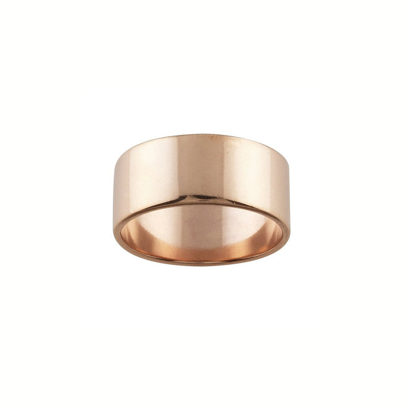 Ring Core 7.7mm wide  - Smooth - Copper - UK Size T