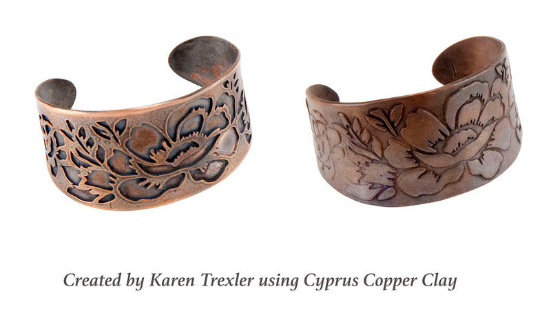 Use to cut out or emboss! Example of template as a cuff.