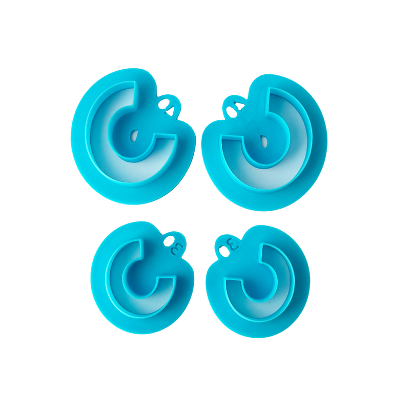 Cutter - Curl Hoops Mirrored Set