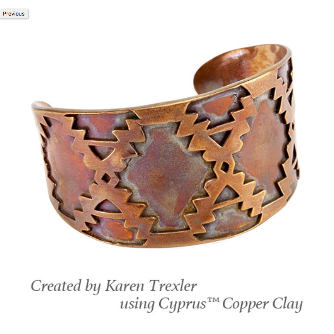 Example of template as a cuff.