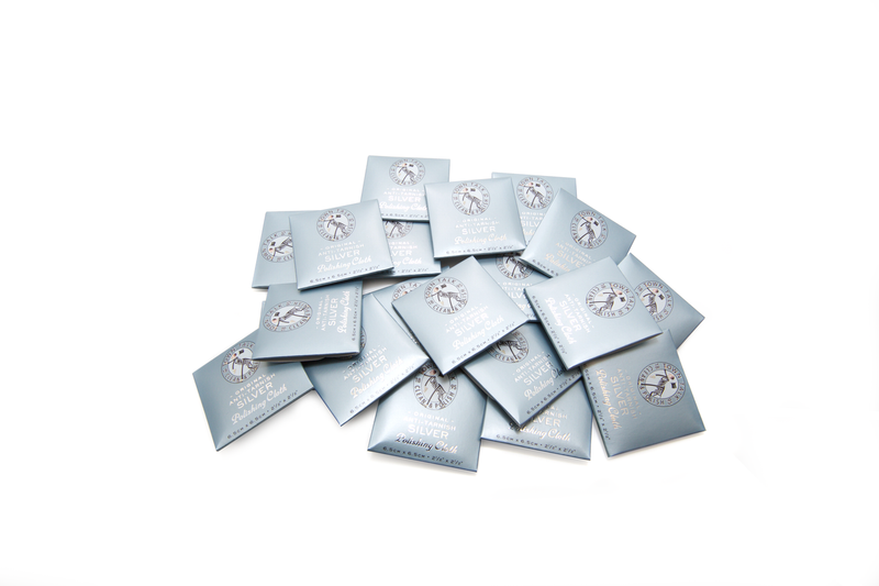 Anti-Tarnish Silver Polishing Cloth  - Dinky (6.5 x 6.5cm) - TownTalk 124-TT116