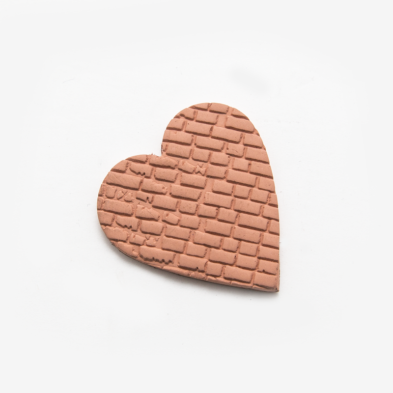 Rolling pin dutch brick texture example