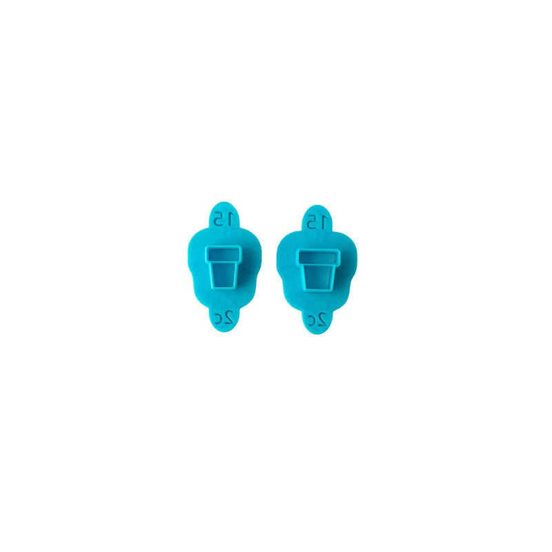 Embossing Cutter - Pot Double Set (15x12mm/15x15mm)