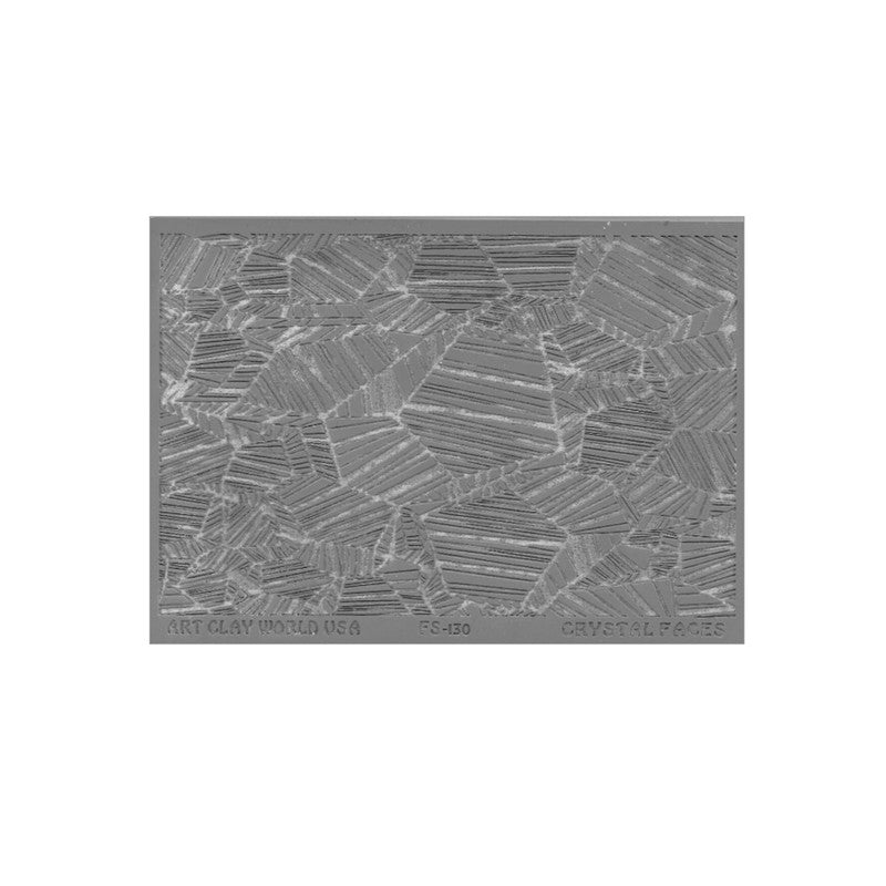 FlexiStamp titled Crystal Faces (Positive) by Art Clay.
