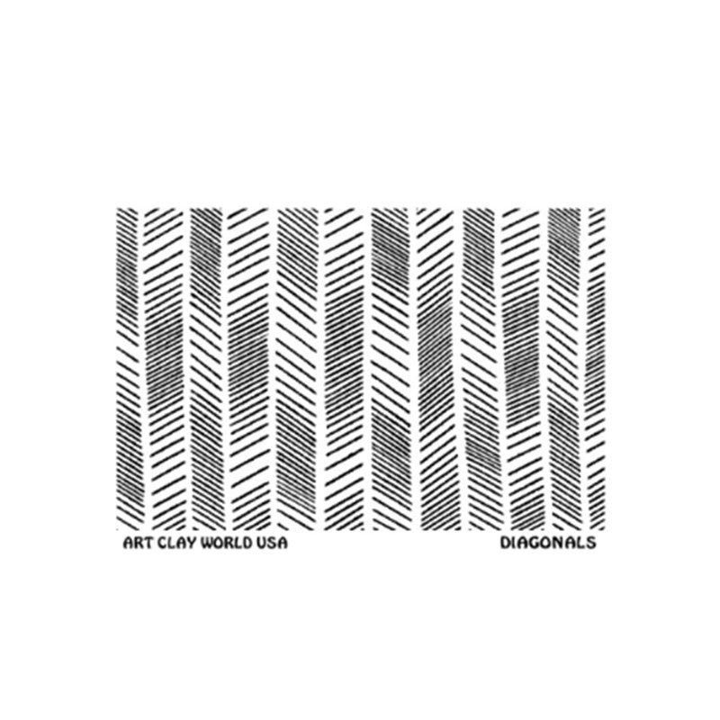 FlexiStamp titled Diagonals (Positive) by Artclay.