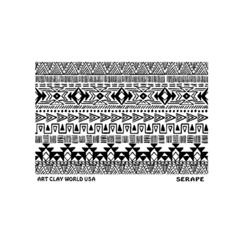 FlexiStamp titled Serape (Positive) by Artclay.