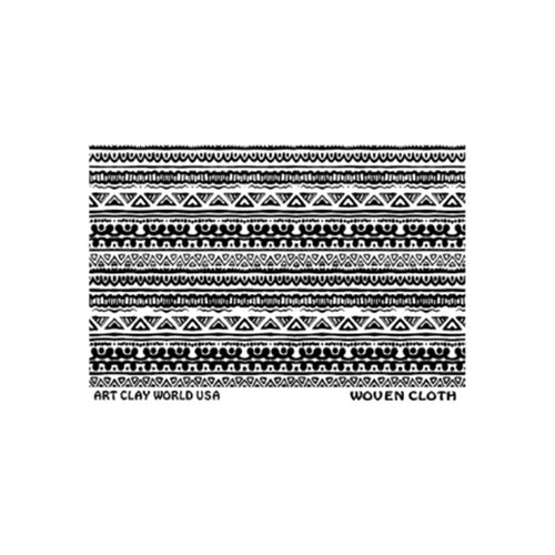 FlexiStamp titled Woven Cloth (Positive) by Art Clay.