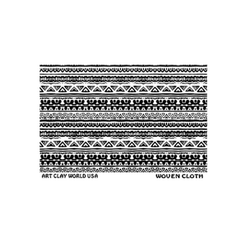 FlexiStamp titled Woven Cloth (Positive) by Art Clay.