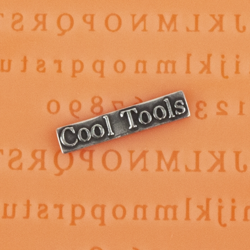 Finishing Touches Mould Alphabet in Georgia Font.