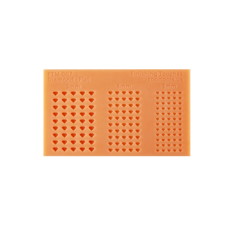 Silicone Mold - Flat Diamond Shapes