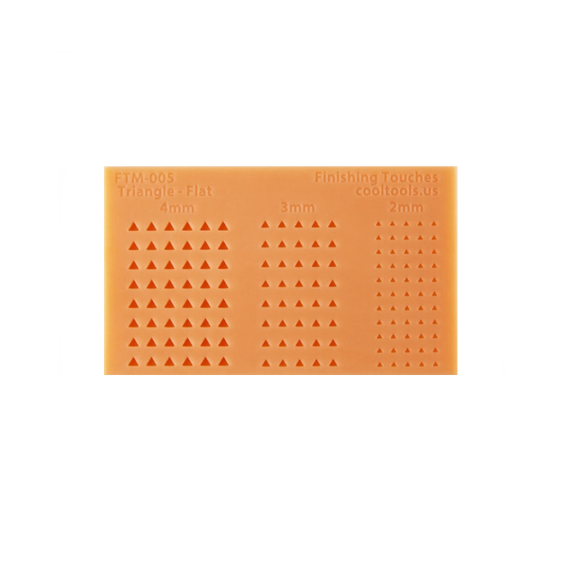Silicone Mold - Flat Triangle Shapes