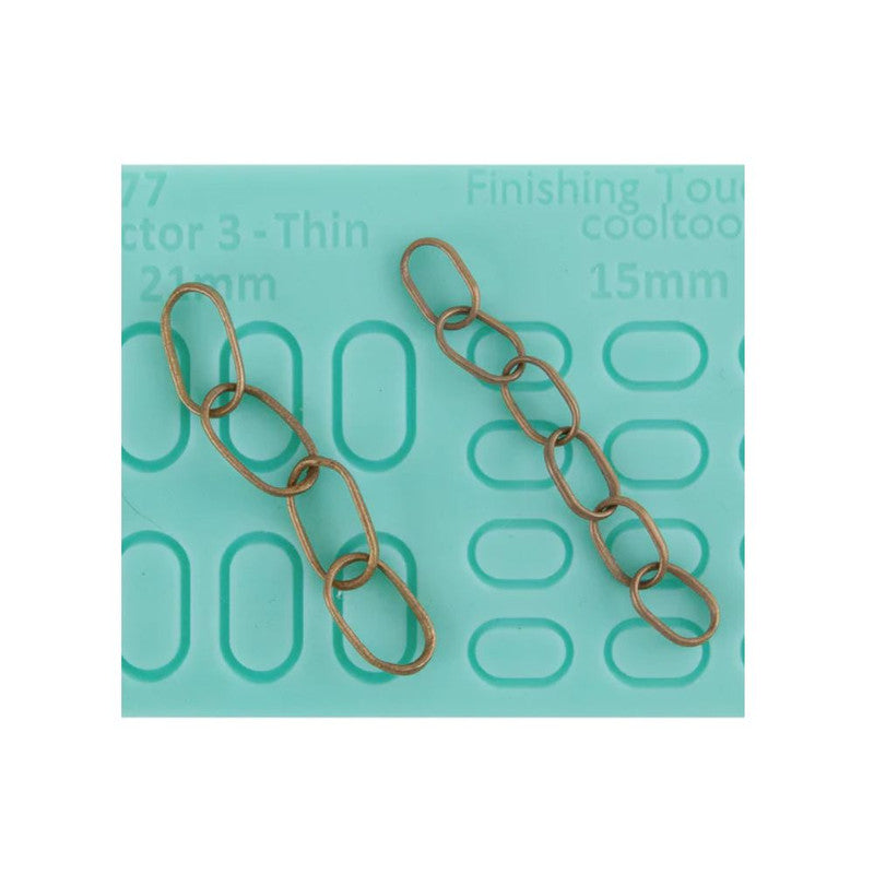 Chains made using mould