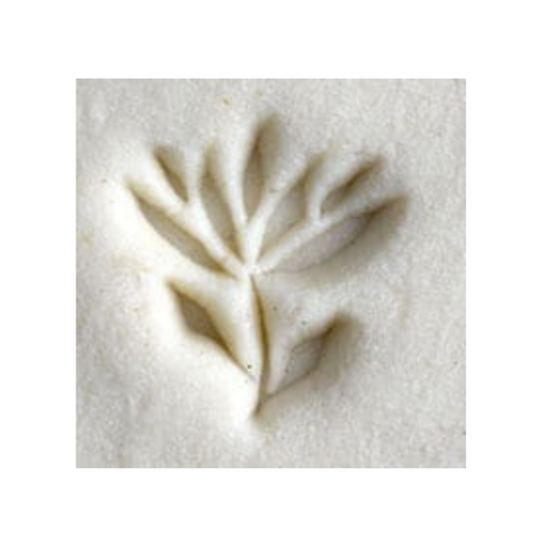Flower with Leaves in Clay