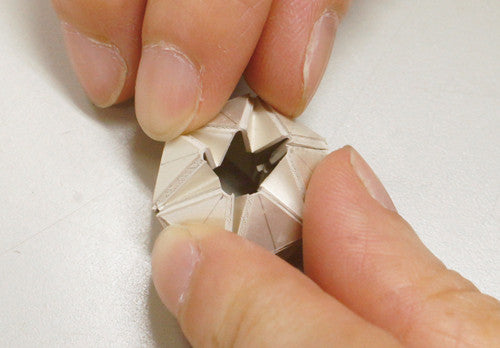 Real silver origami work made with Art Clay Paper Type Plus+ - 85 x 85mm - 35gm A-0350