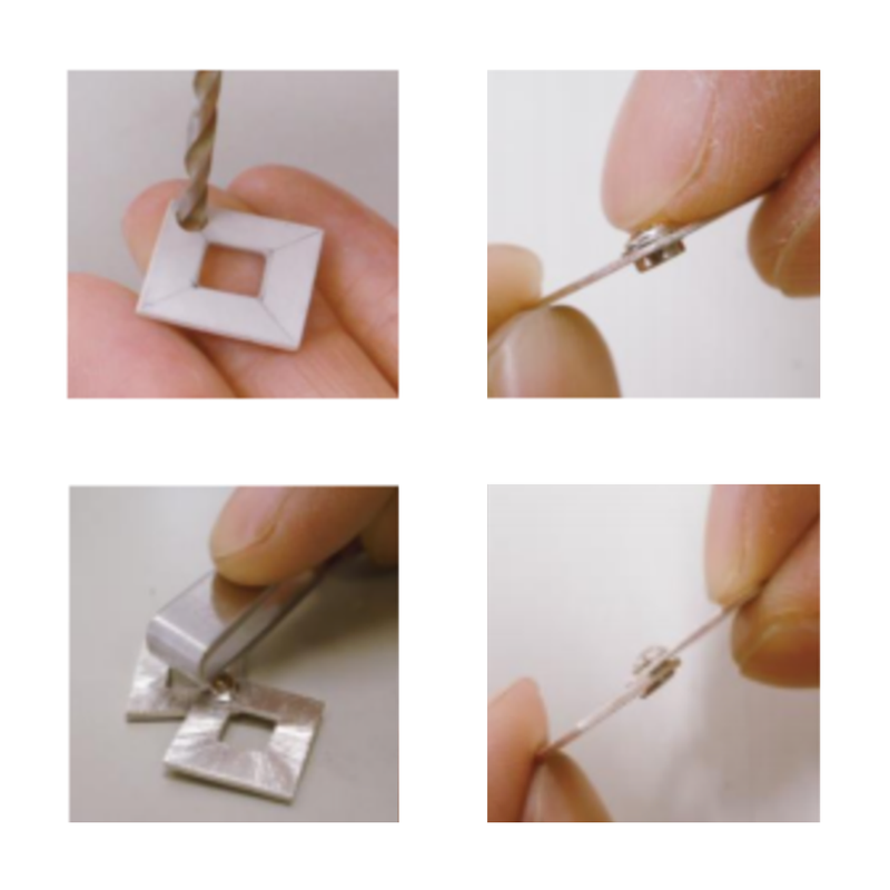 4mm Pink Cubic Zirconia Gemstones with rivet guide