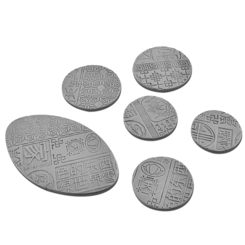 Texture examples with 'China' rolling pin