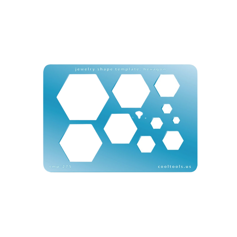 Jewellery Shape Template - Hexagon
