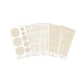 RMR Laser Texture Paper - Hopsack Collection (Set of 5)  - 50 x 89mm