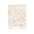 RMR Laser Texture Paper - William Morris Hyacinth - 102 x 127mm