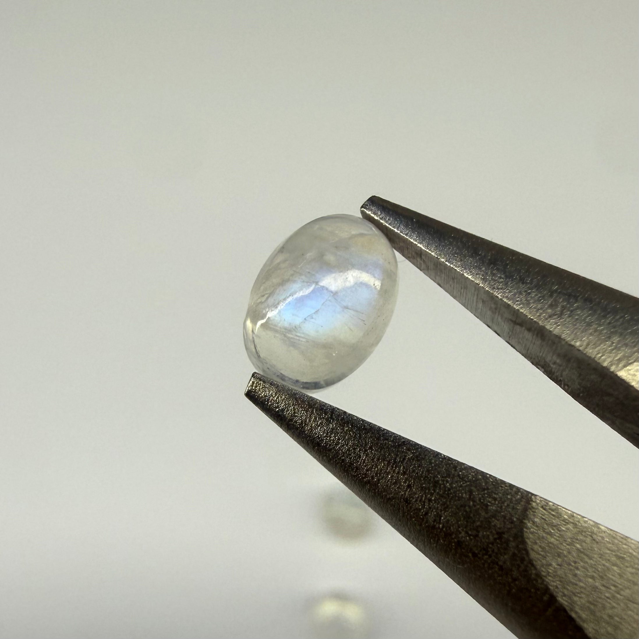 Rainbow Moonstone Cabochon 8x6mm