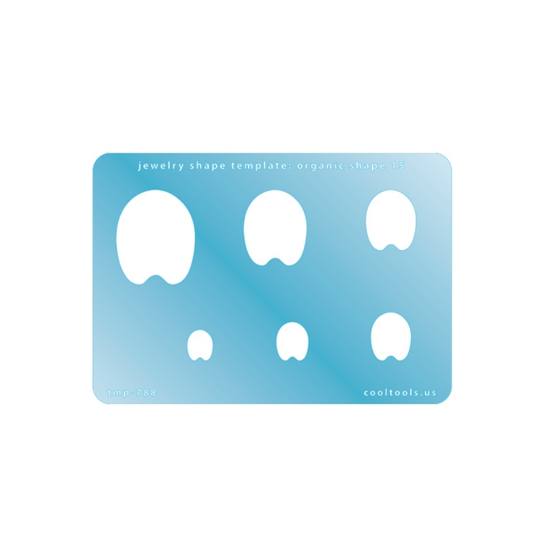 Jewellery Shape Template - Organic Shape 15