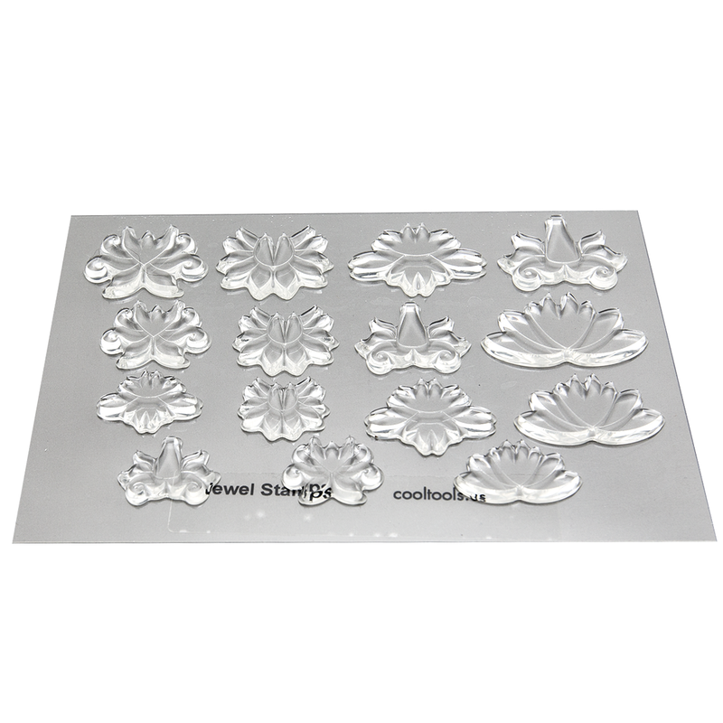 Reusable polymer stamps.