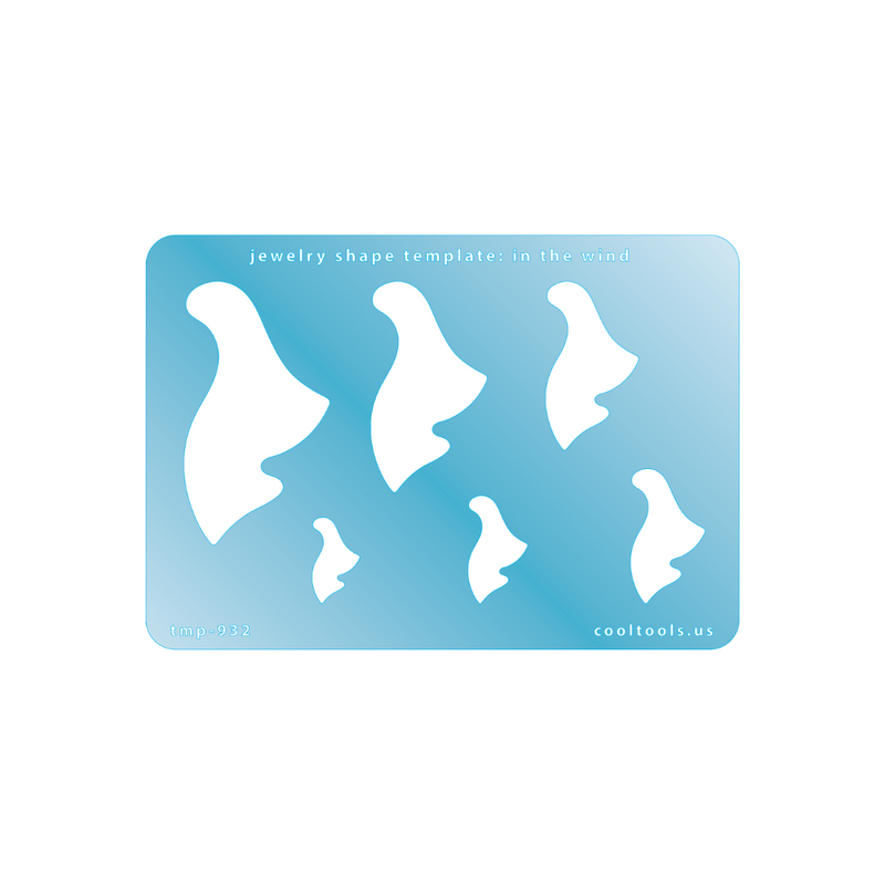 Jewellery Shape Template - In the Wind - 103-TMP-932
