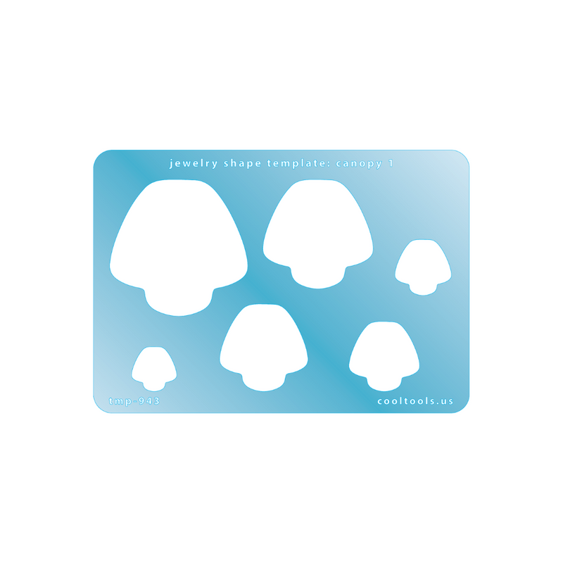 Jewellery Shape Template - Canopy 1 - 103-TMP-943
