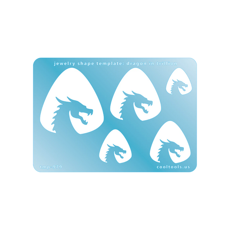 Jewellery Shape Template - Dragon in Trillion - 103-TMP-979