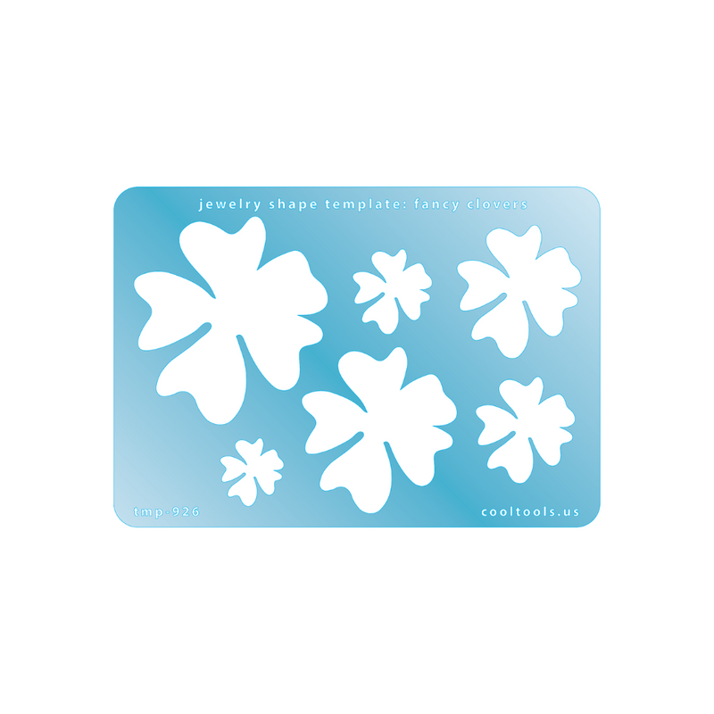 Jewellery Shape Template - Fancy Clovers - 103-TMP-926