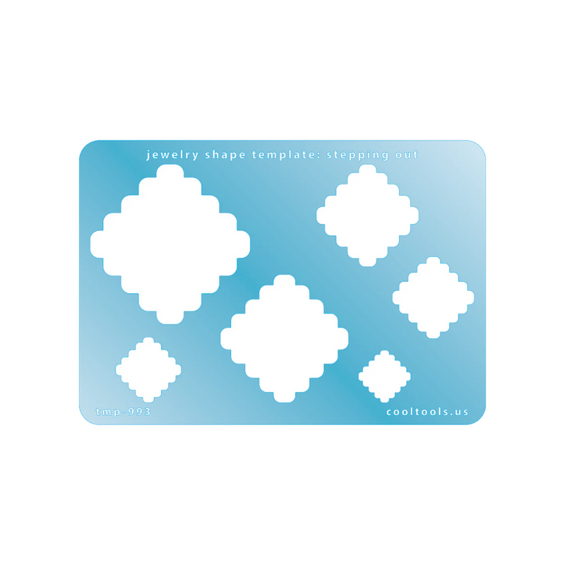 Jewellery Shape Template - Stepping Out - 103-TMP-993