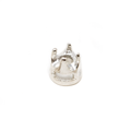 Sterling Silver Crown 4-Prong Bezel - 2mm