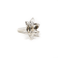 Sterling Silver Flower Prong - LILY - 3mm