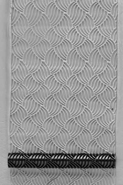 Acrylic Texture Large Roller (KPCR) - Rapunzel's Weave - 7.5cm