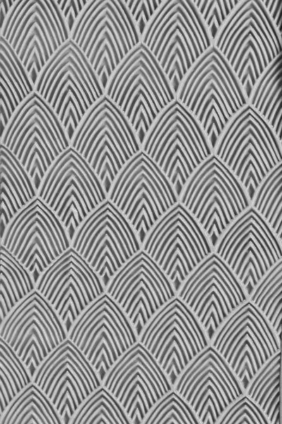 Acrylic Texture Large Roller (KPCR)  - Feather Pattern - 7.5cm