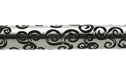 Large Acrylic Texture Roller - Tri-Spiral Skies 7.5cm