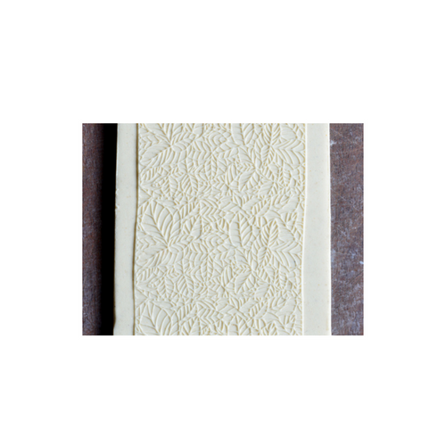 Acrylic Texture Fine Line Roller (KRFL) - Bed of Leaves - 7.5cm - Example