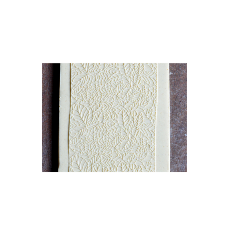 Acrylic Texture Fine Line Roller (KRFL) - Bed of Leaves - 7.5cm - Example