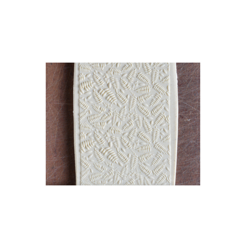 Acrylic Texture Fine Line Roller (KRFL) - Fern Leaves - 7.5cm - Example
