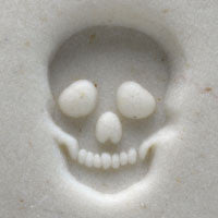 Acrylic Stamp (KS) - Skull - 10mm