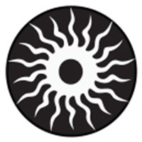 Acrylic Stamp (KS)- Aztec Sun - 10mm