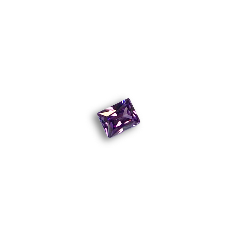 Lab Created Gemstone - Amethyst Baguette - 201-LCGAB