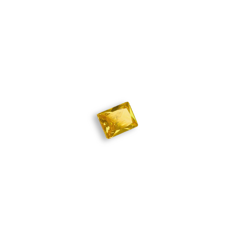 Lab Created Gemstone - Dark Yellow Baguette - 201-LCGDYB