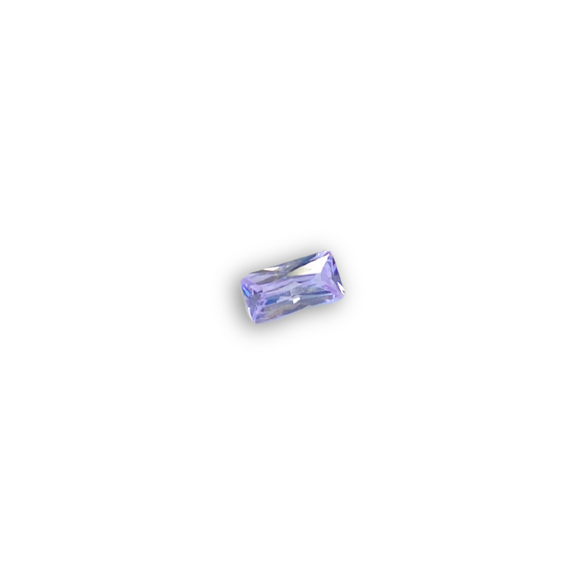 Lab Created Gemstone - Lavender Baguette - 201-LCGLAB