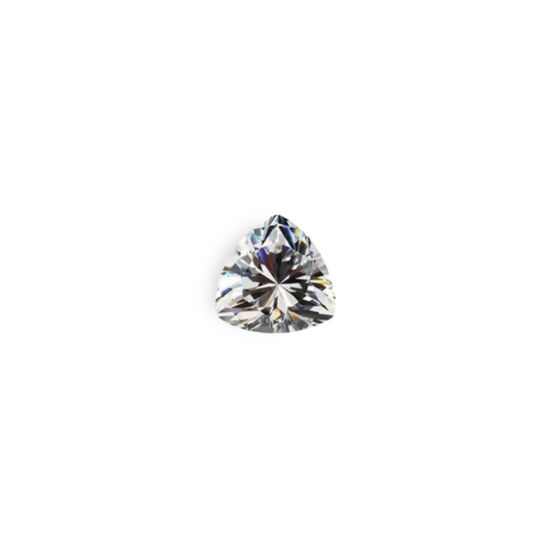 Lab Created Gemstone - Trillion White - 201-LCGTRW